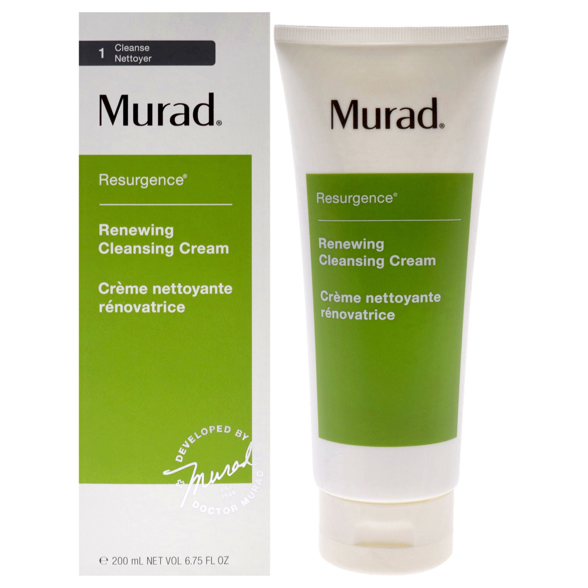 Renewing Cleansing Cream by Murad for Unisex - 6.75 oz Cleanser, See Description, hi-res image number 0