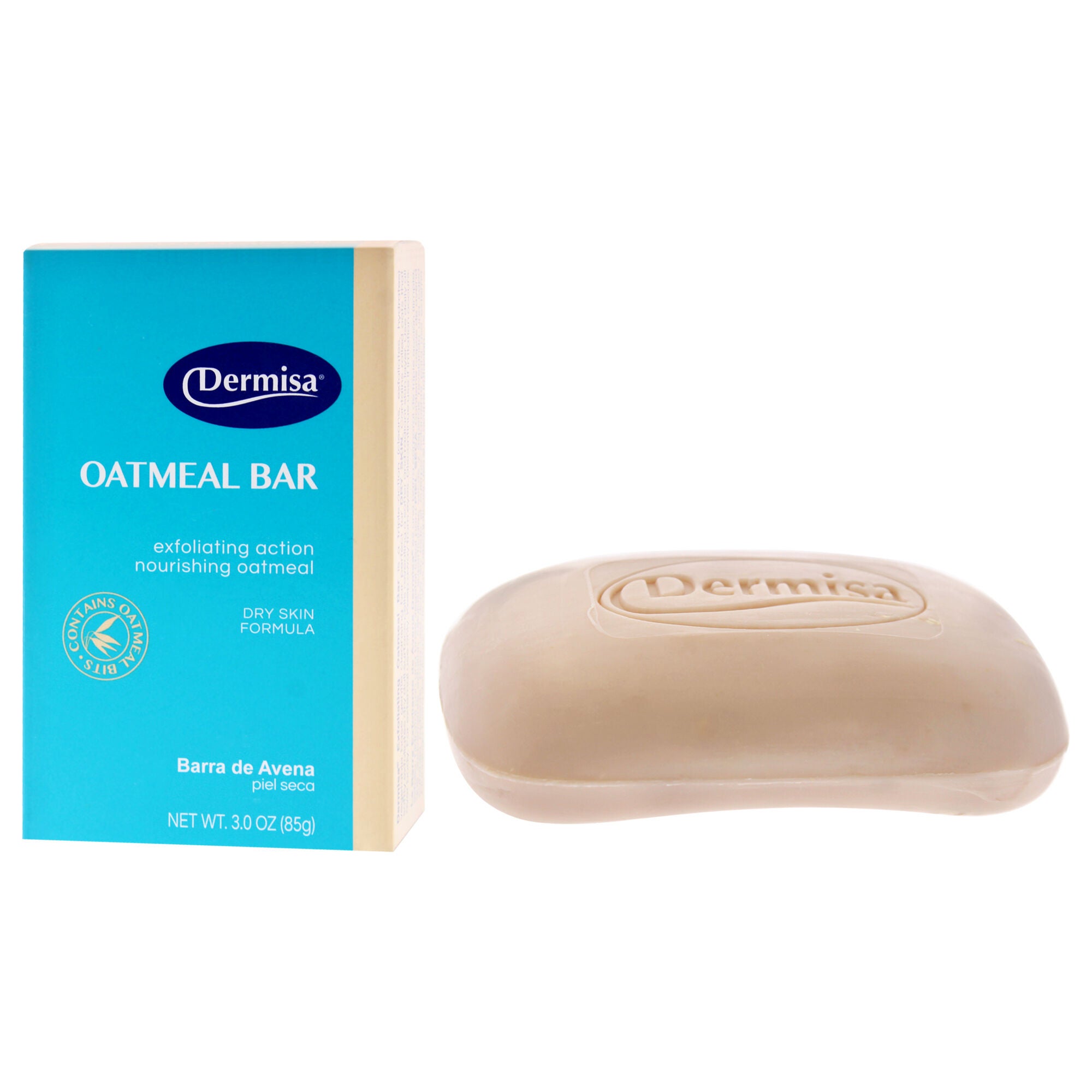 Oatmeal Bar by Dermisa for Unisex - 3 oz Bar Soap, See Description, alternate image number 3