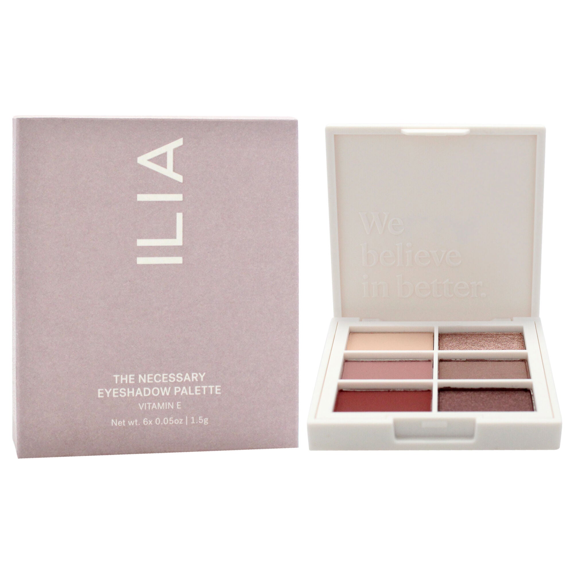 The Necessary Eyeshadow Palette - Cool Nude by ILIA Beauty for Women - 0.3 oz Eye Shadow, See Description, alternate image number 1