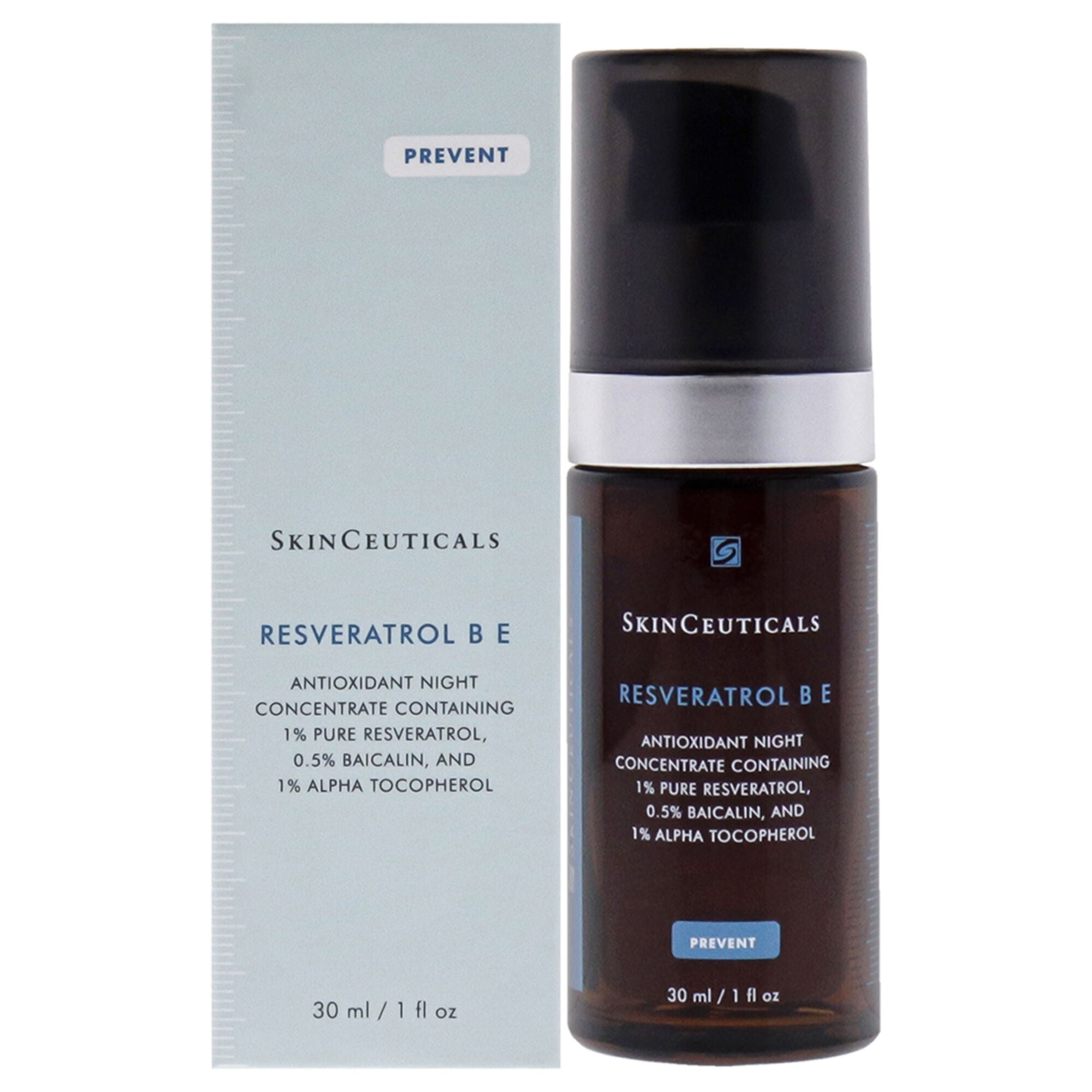 Resveratrol B E Antioxidant Night by SkinCeuticals for Unisex - 1 oz Serum, See Description, hi-res image number 0