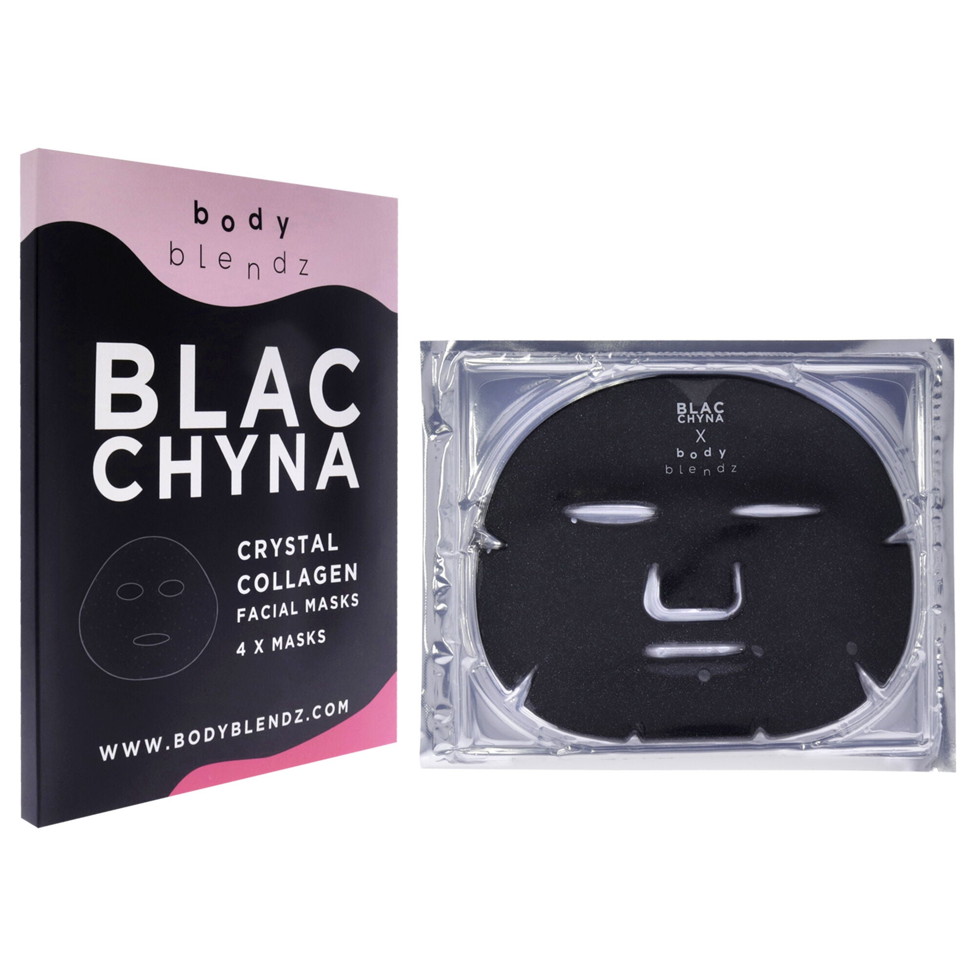 Crystal Collagen Facial Mask by BodyBlendz for Women - 4 Pc Mask, , alternate image number 7