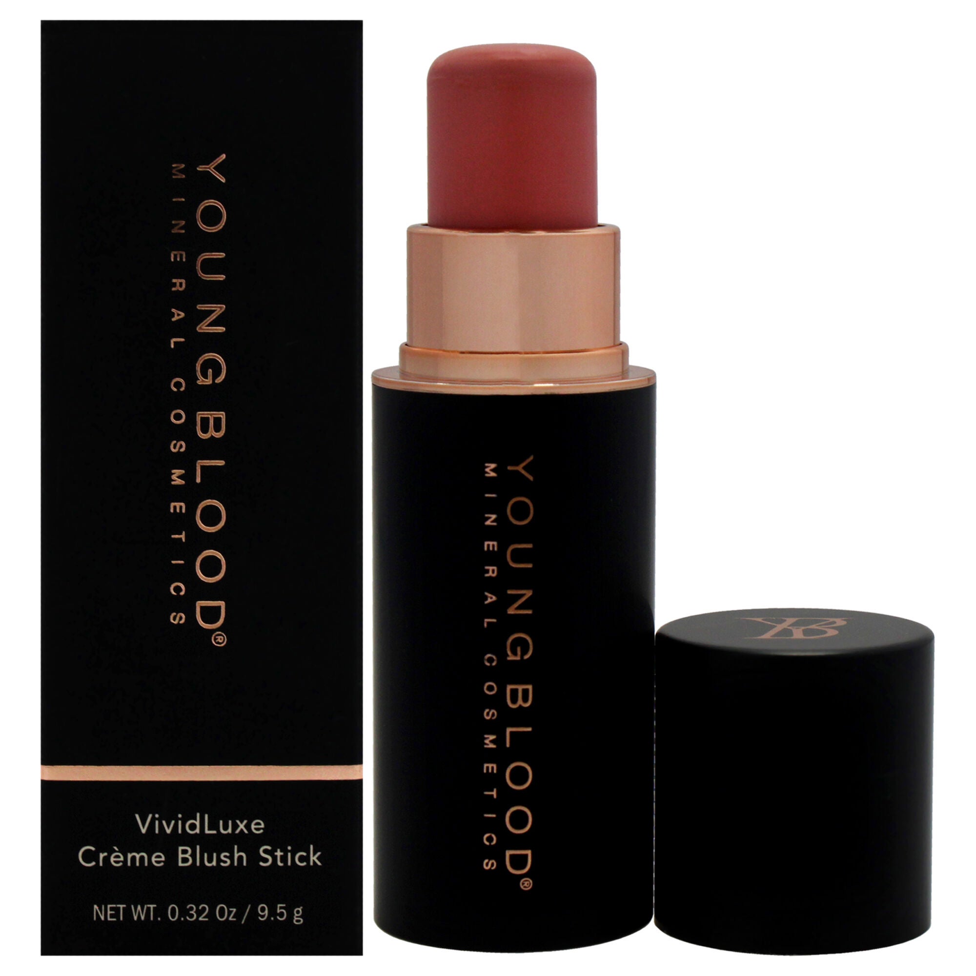 VividLuxe Creme Blush Stick - Pink Prosecco by Youngblood for Women - 0.32 oz Blush, See Description, hi-res image number 0