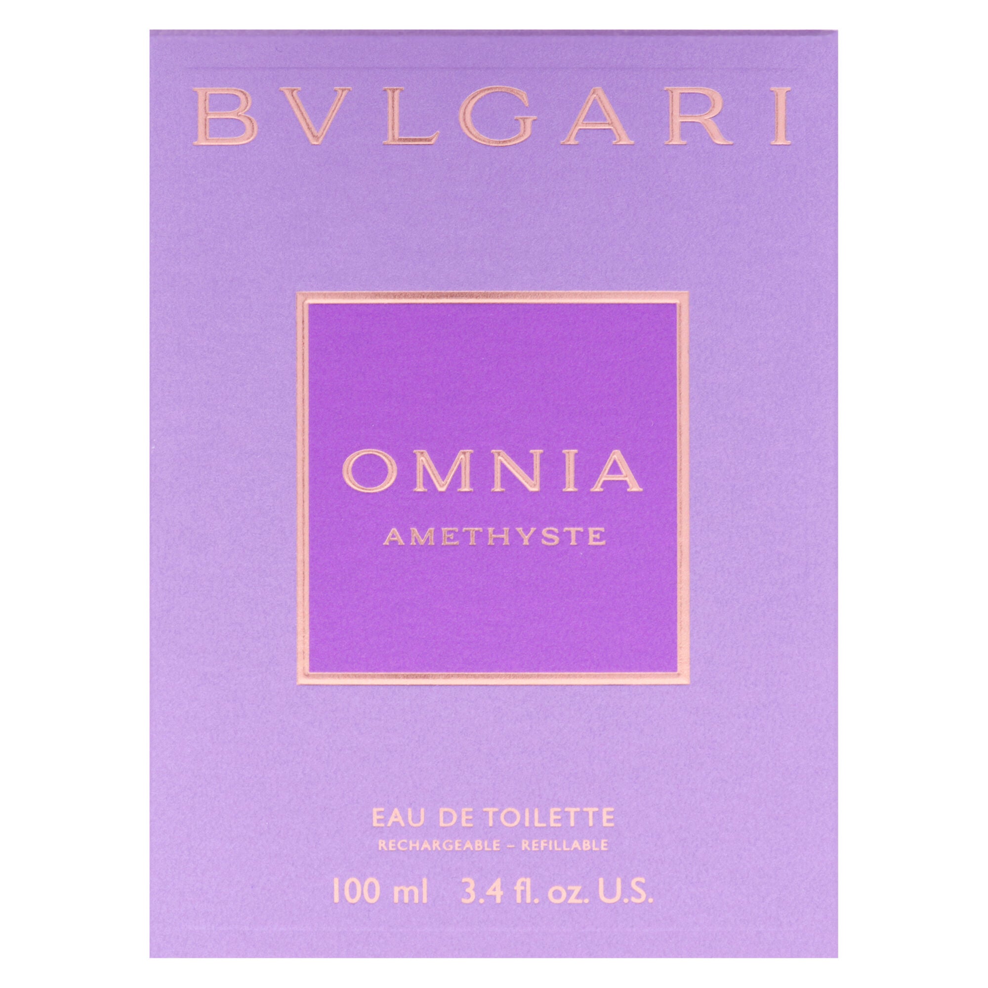 Bvlgari Omnia Amethyste by Bvlgari for Women - 3.4 oz EDT Spray (Refillable), Clear, alternate image number 4