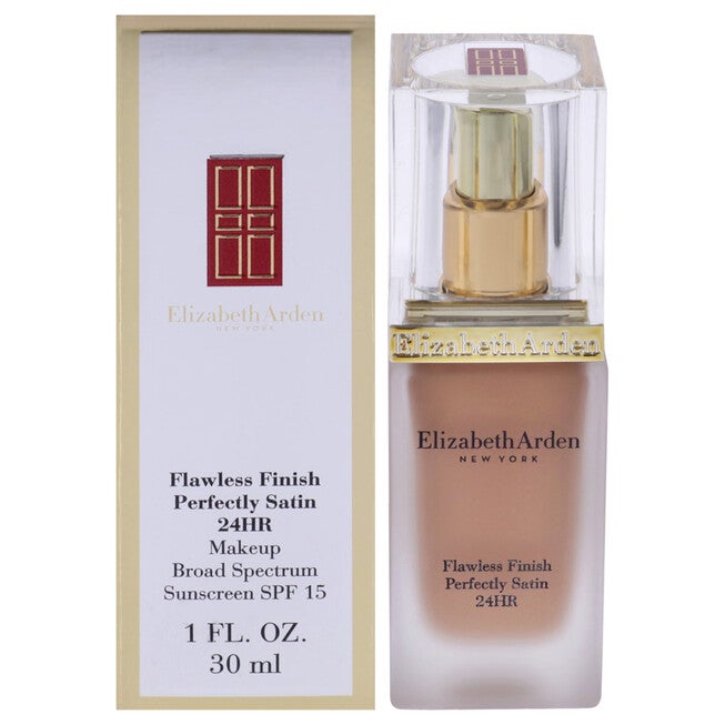 Flawless Finish Perfectly Satin 24HR Makeup SPF 15 - 14 Caramel by Elizabeth Arden for Women - 1 oz Foundation, NA, hi-res image number null