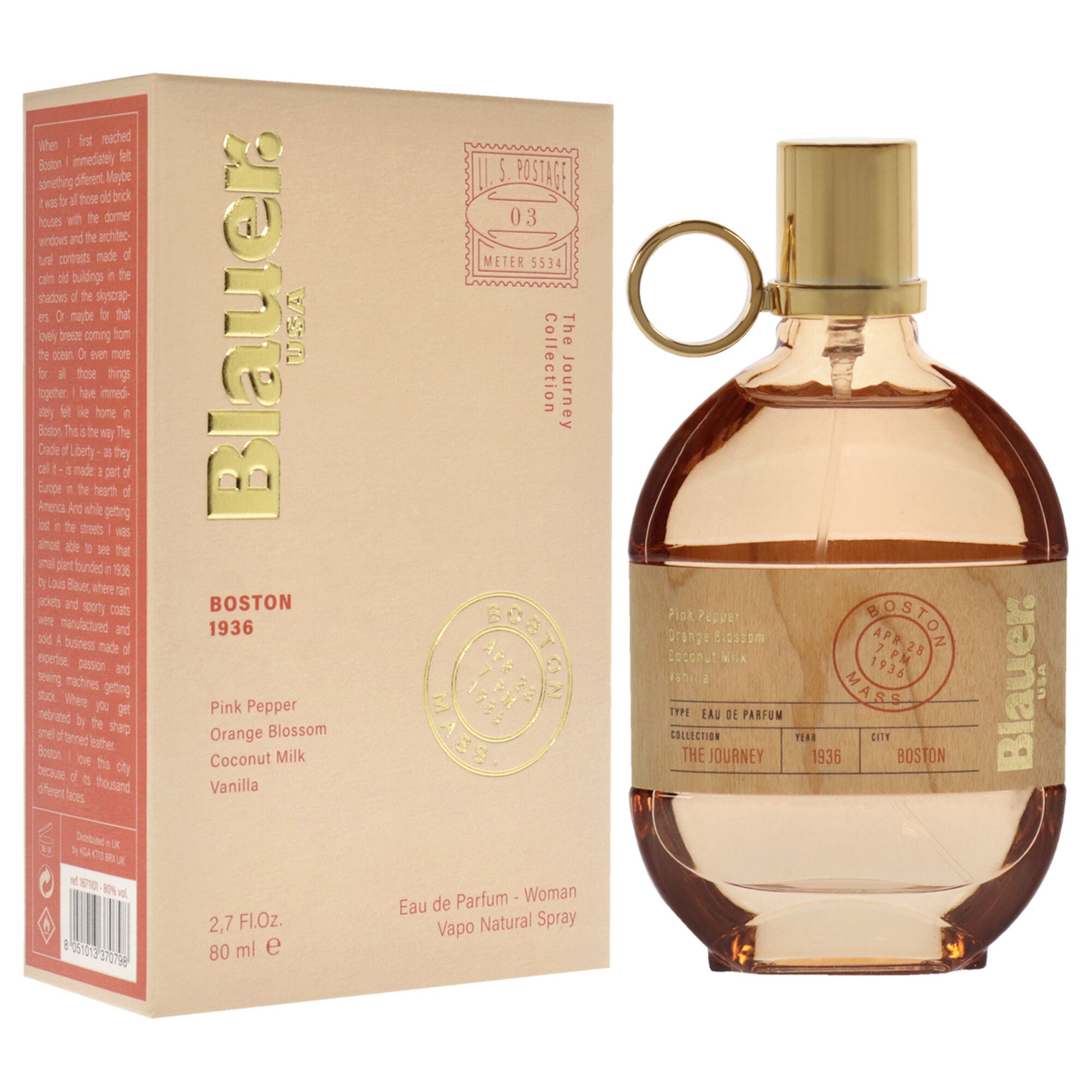 Boston 1936 by Blauer for Women - 2.7 oz EDP Spray, See Description, alternate image number 2