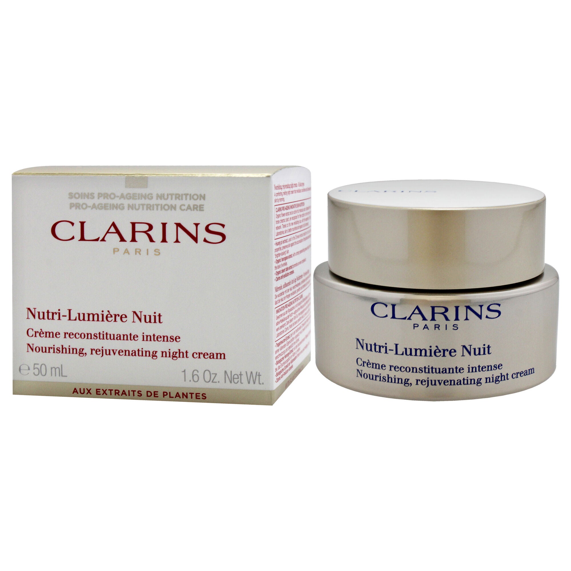 Nutri-Lumiere Night Cream by Clarins for Unisex - 1.6 oz Cream, See Description, alternate image number 3