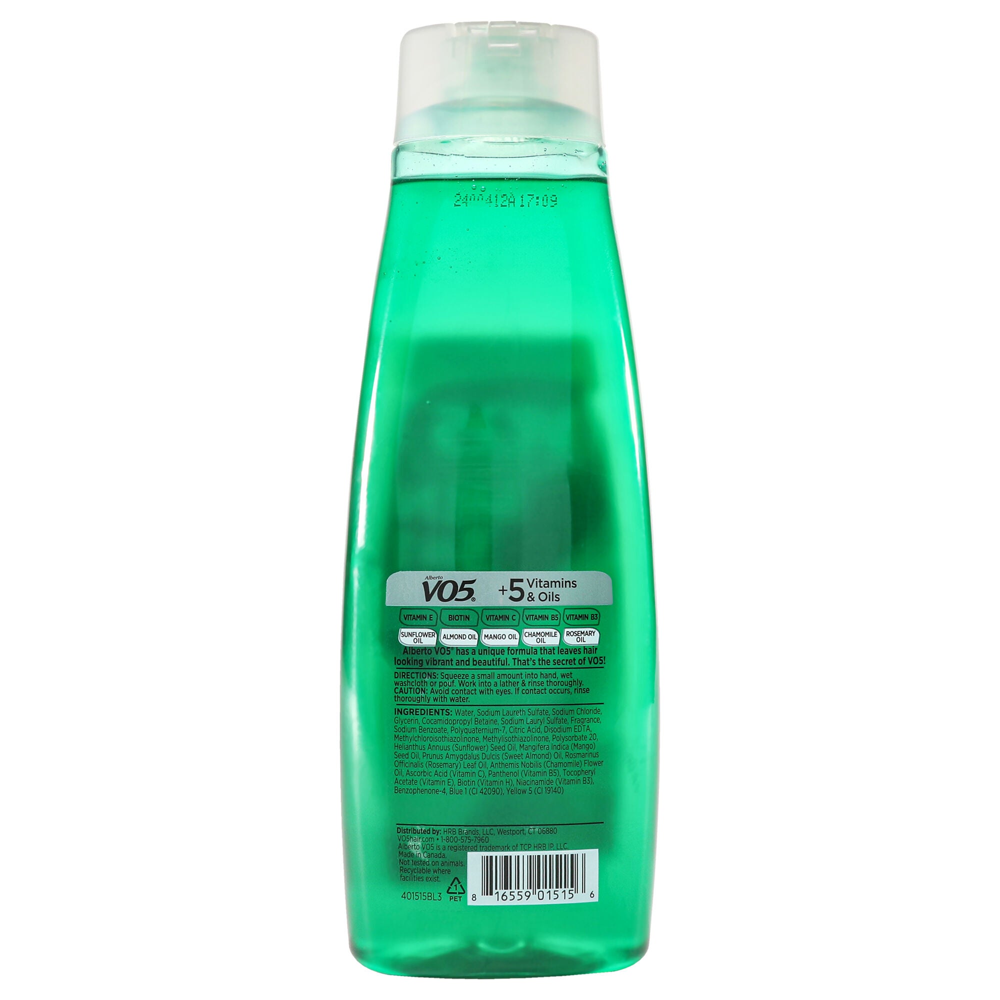 3-in-1 Fresh Energy Shampoo Conditioner and Body Wash by Alberto VO5 for Unisex - 15 oz Body Wash, See Description, alternate image number 1