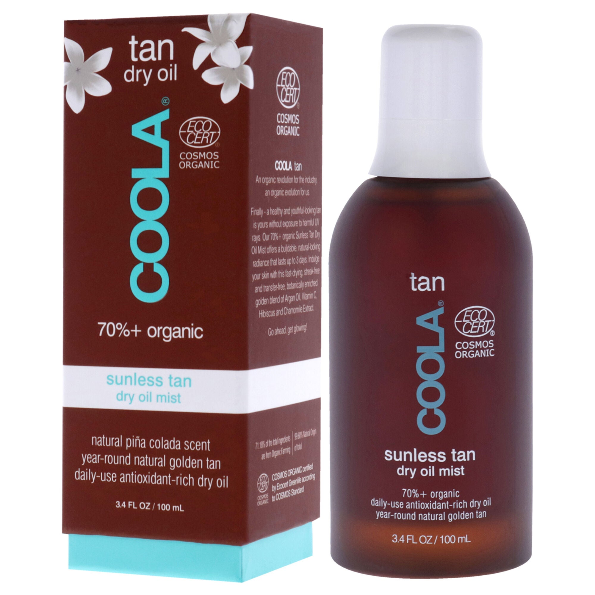 Sunless Tan Dry Oil Mist by Coola for Unisex - 3.4 oz Mist, , alternate image number 7