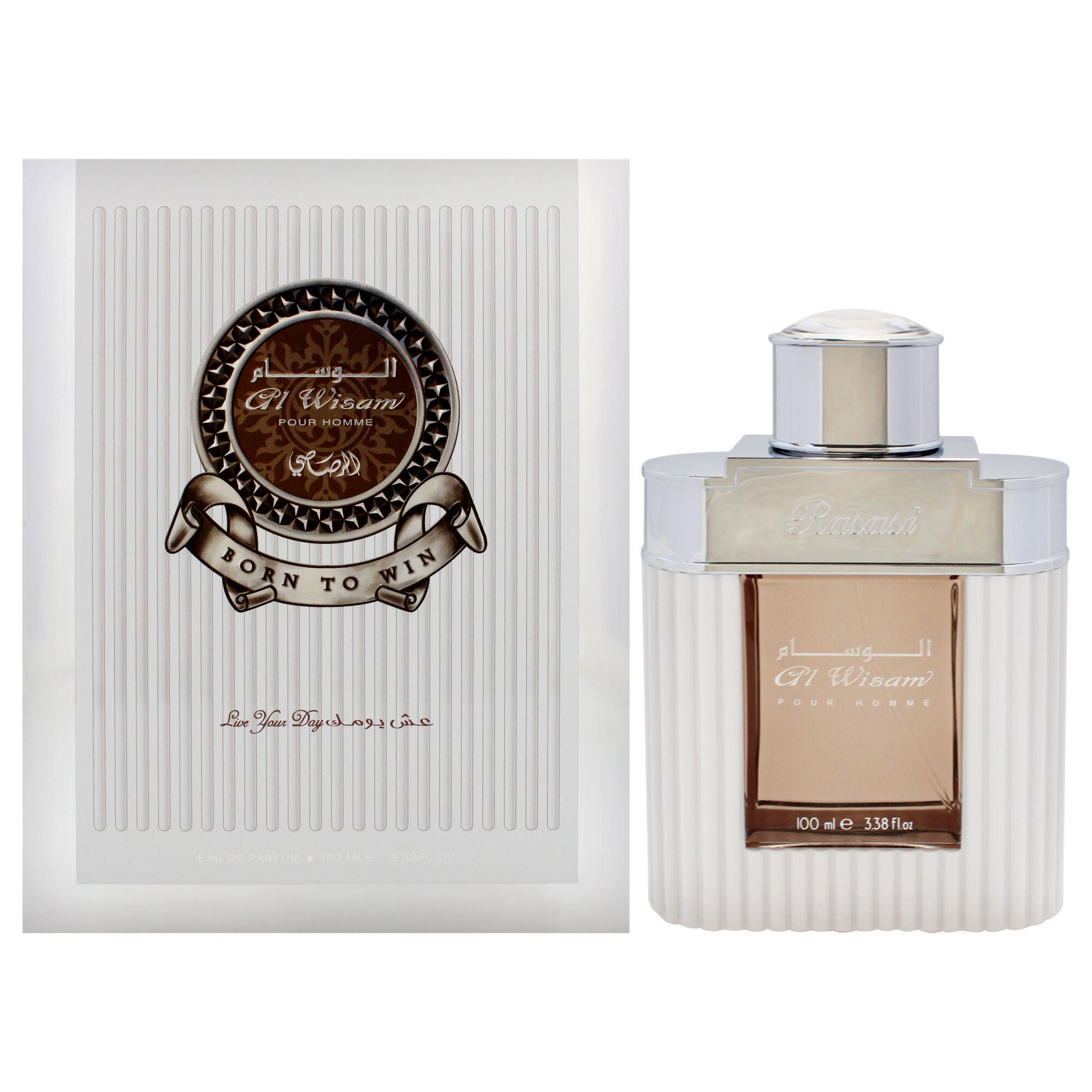 Al Wisam Born to Win by Rasasi for Men - 3.33 oz EDP Spray, See Description, hi-res image number 0