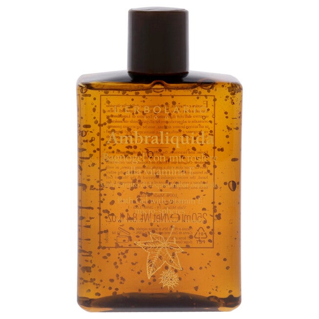 Bath Gel with Vitamin E Micro-Spheres - Ambraliquida by LErbolario for Unisex - 8.4 oz Shower Gel, NA, alternate image number null