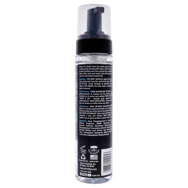 Pro Styl Foam Set Lotion Mousse by Ampro for Women - 8 oz Mousse, See Description, alternate image number 2