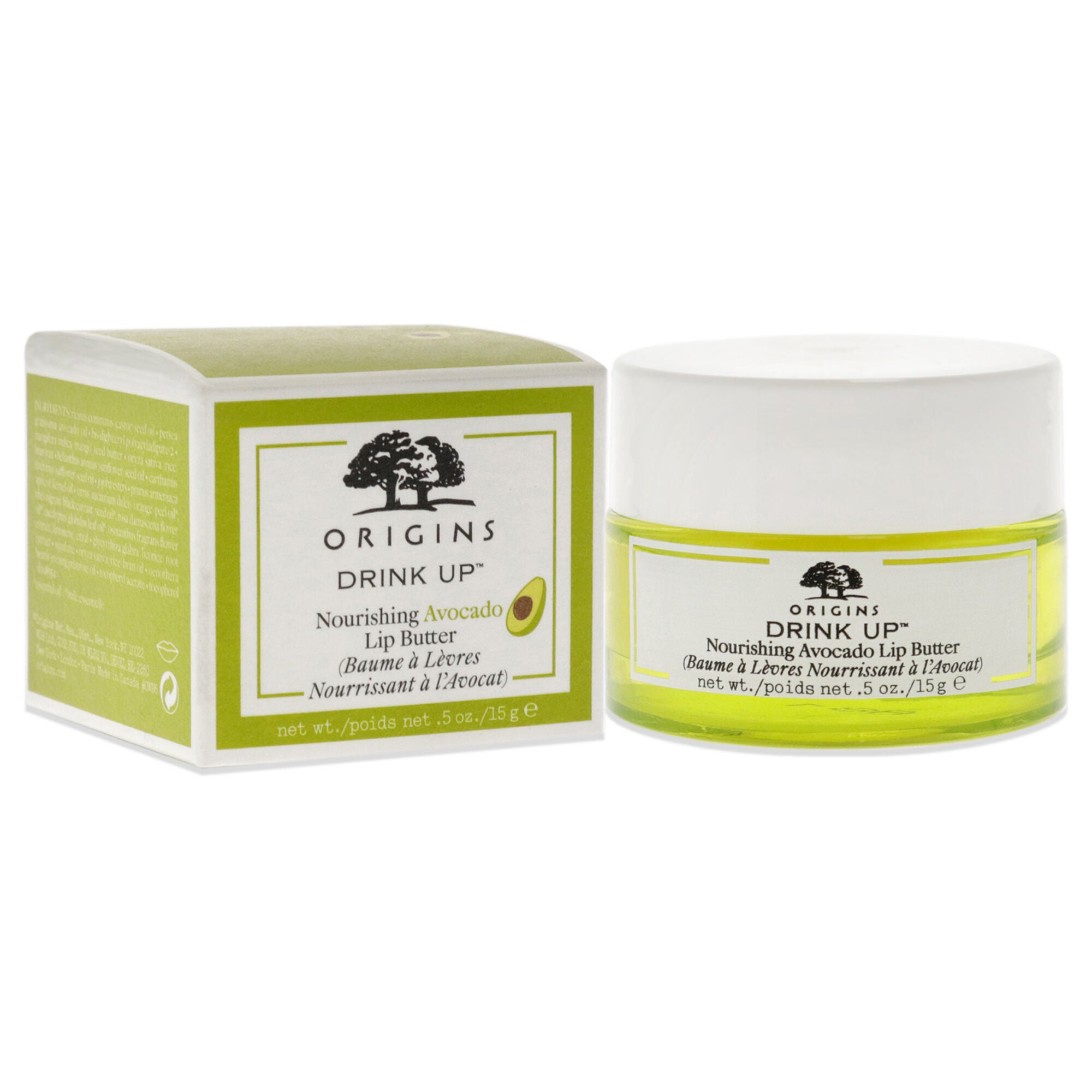 Drink Up Nourishing Avocado Lip Butter by Origins for Unisex - 0.5 oz Lip Balm, See Description, alternate image number 1