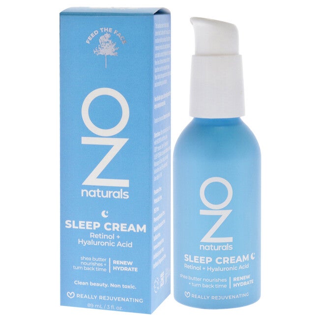 Sleep Cream Retinol Plus Hyaluronic Acid by OZNaturals for Unisex - 3 oz Cream, , alternate image number null