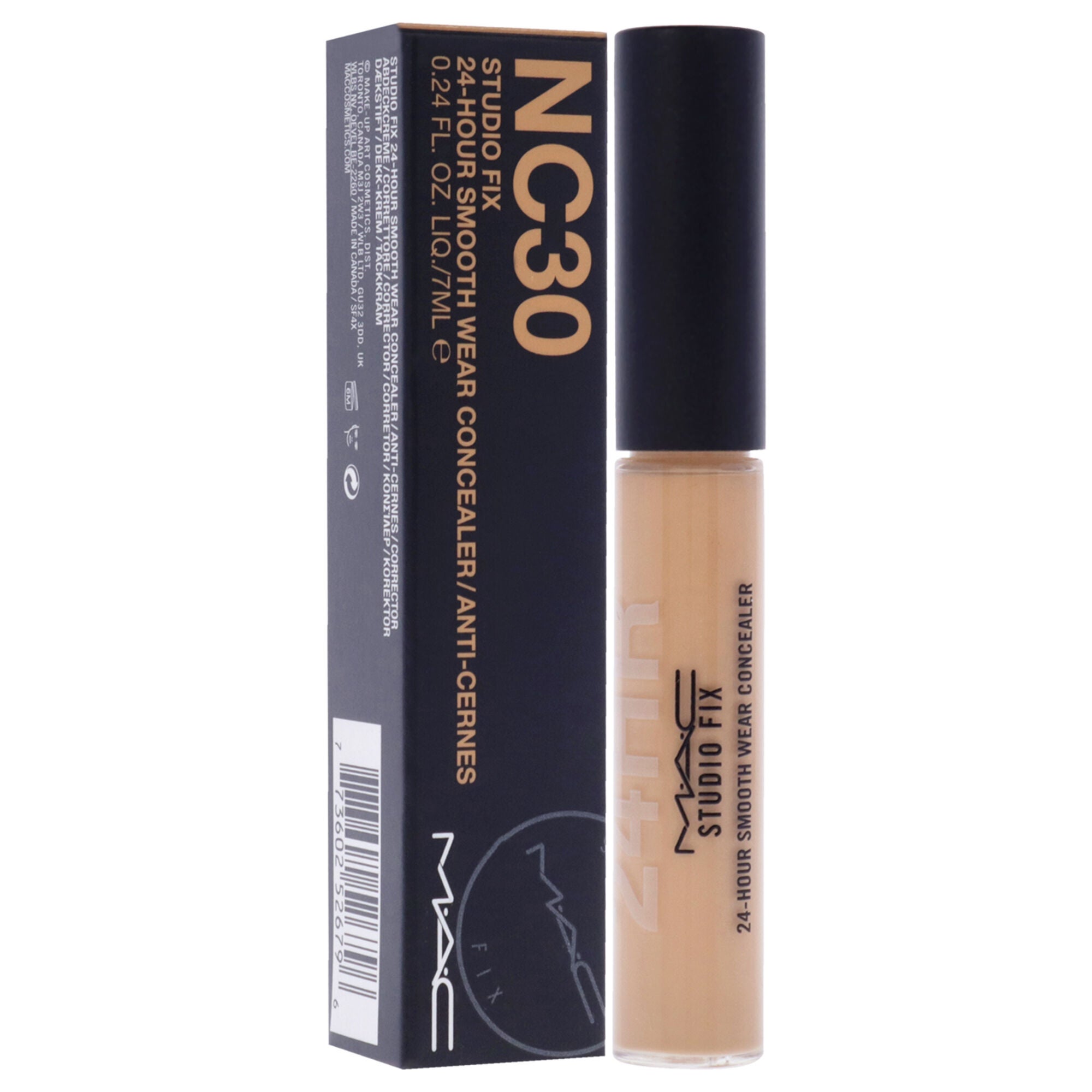 Studio Fix 24 Hour Smooth Wear Concealer - NC30 by MAC for Women - 0.24 oz Concealer, , alternate image number 6