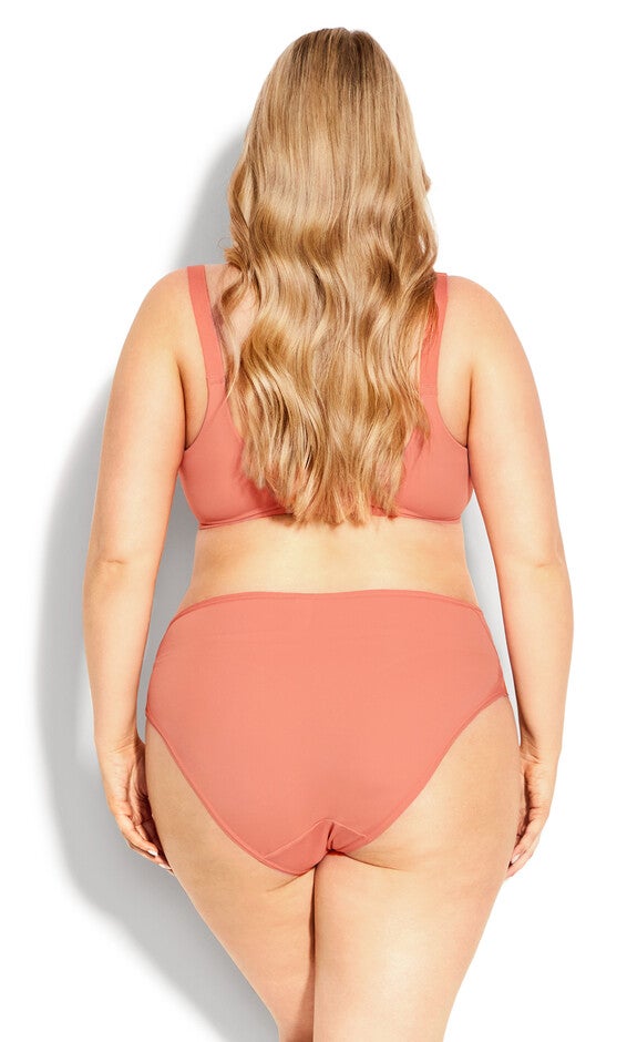 Fashion Microfiber Hi Cut Brief - rose, , alternate image number null