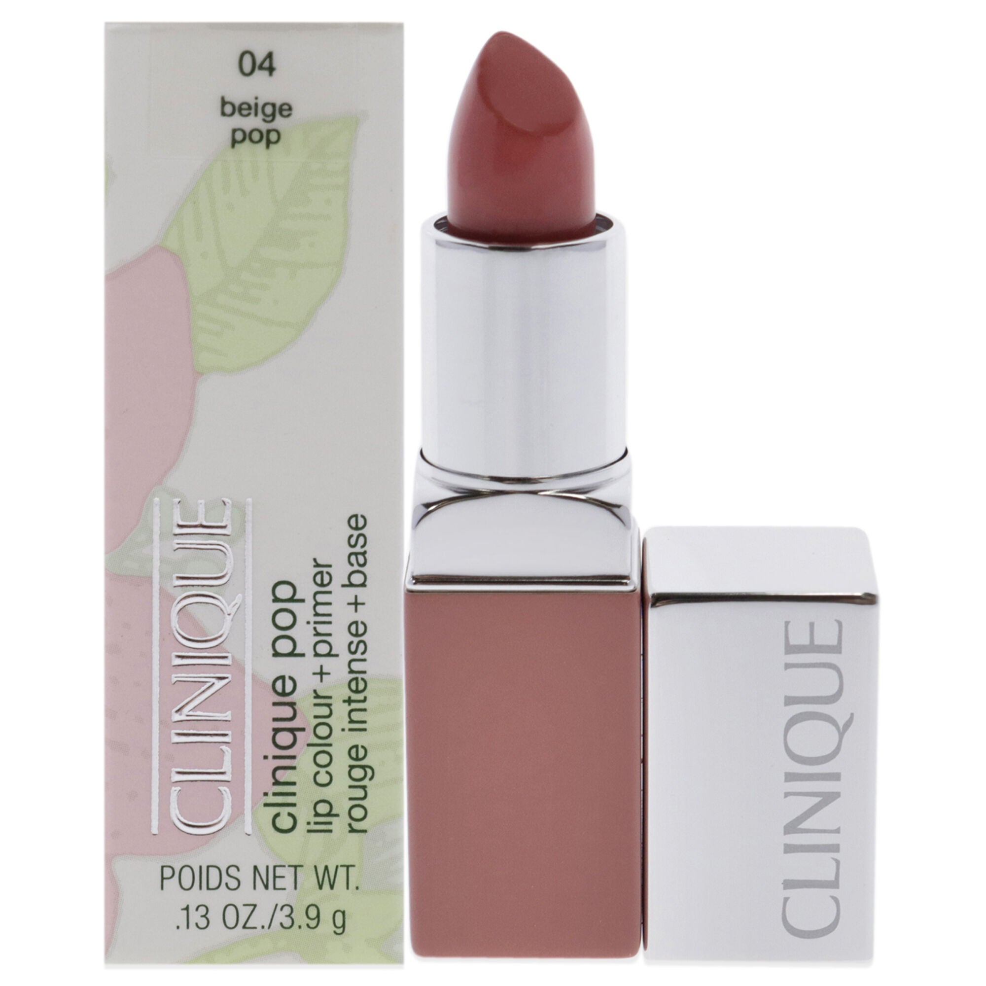 Clinique Pop Lip Colour Plus Primer - 04 Beige Pop by Clinique for Women - 0.13 oz Lipstick, See Description, hi-res image number 0