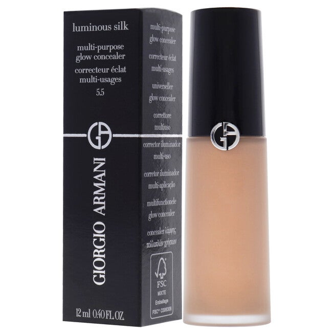 Luminous Silk Concealer - 5.5 Medium Peach by Giorgio Armani for Women - 0.40 oz Concealer, NA, alternate image number null