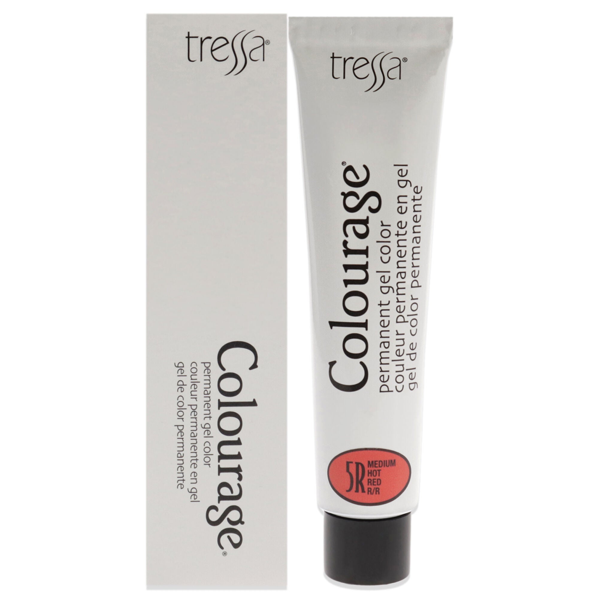 Colourage Permanent Gel Color - 5R Medium Hot Red by Tressa for Unisex - 2 oz Hair Color, See Description, hi-res image number 0