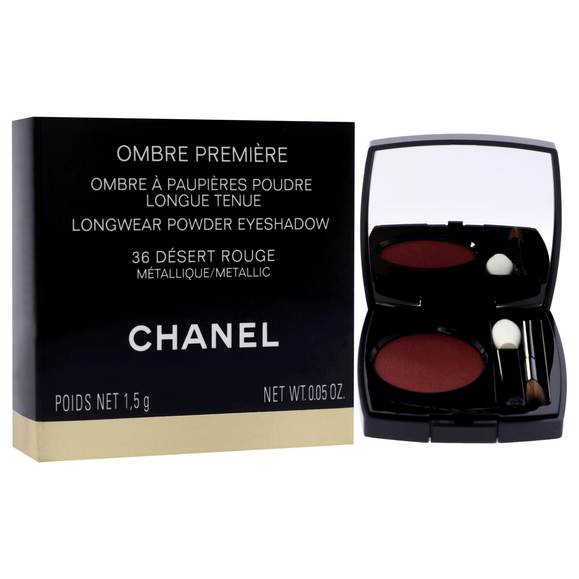Ombre Premiere Longwear Powder Eyeshadow - 36 Desert Rouge by Chanel for Women - 0.05 oz Eye Shadow, See Description, alternate image number 2