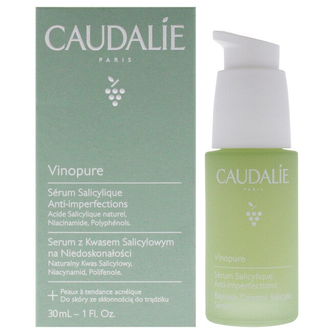 Vinopure Natural Salicylic Acid Pore Minimizing Serum by Caudalie for Unisex - 1 oz Serum, See Description, hi-res image number null