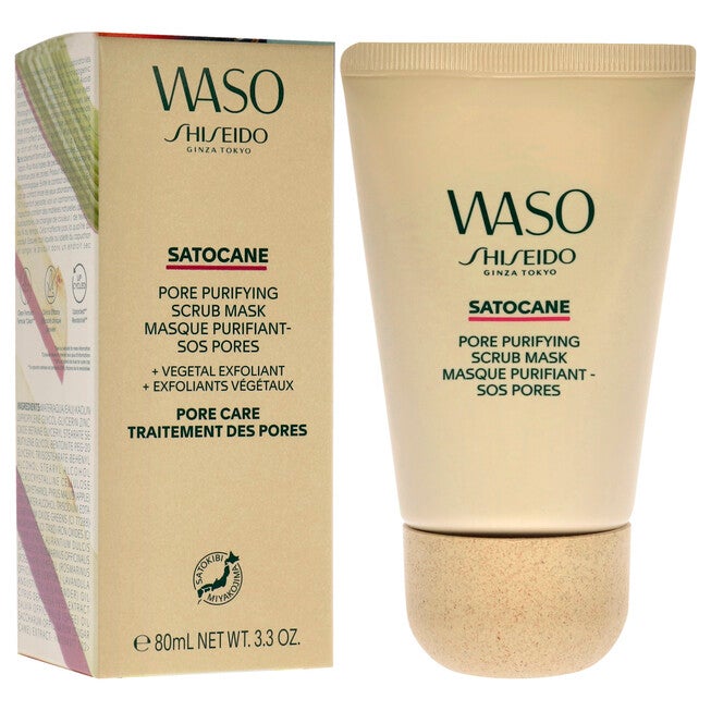 Waso Satocane Pore Purifying Scrub Mask by Shiseido for Women - 3.3 oz Mask, See Description, alternate image number 2