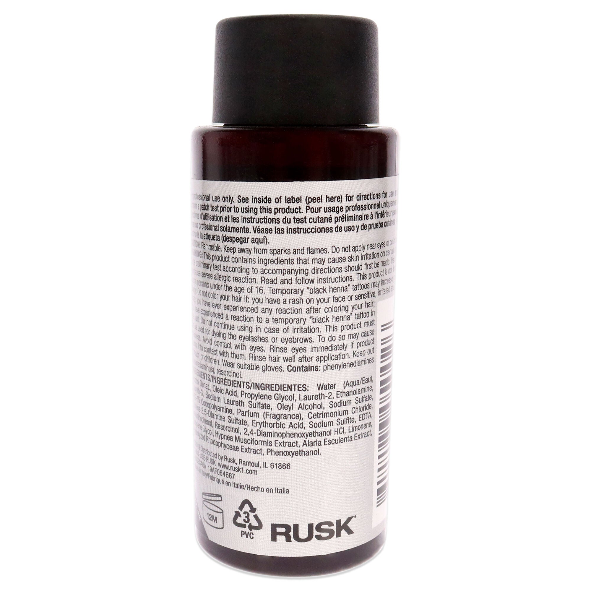 Deepshine Gloss Demi-Permanent Color - 6A Dark Ash Blonde by Rusk for Unisex - 2 oz Hair Color, See Description, alternate image number 2