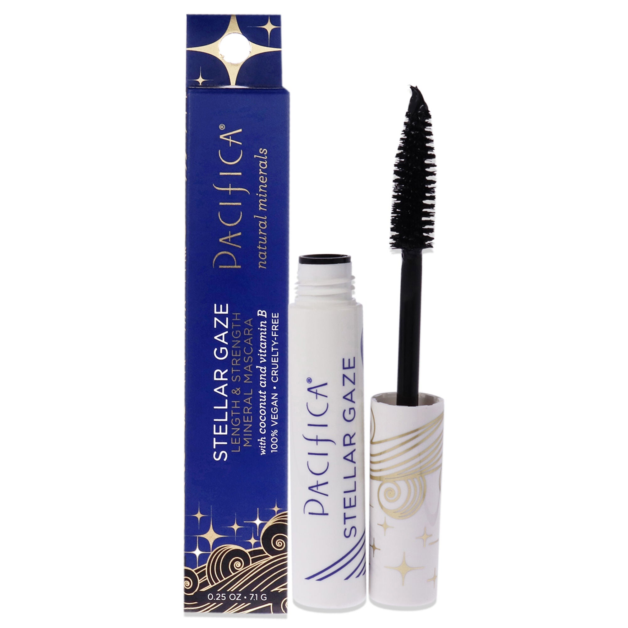 Stellar Gaze Length and Strength Mineral - Supernova-Black by Pacifica for Women - 0.25 oz Mascara, See Description, hi-res image number 0