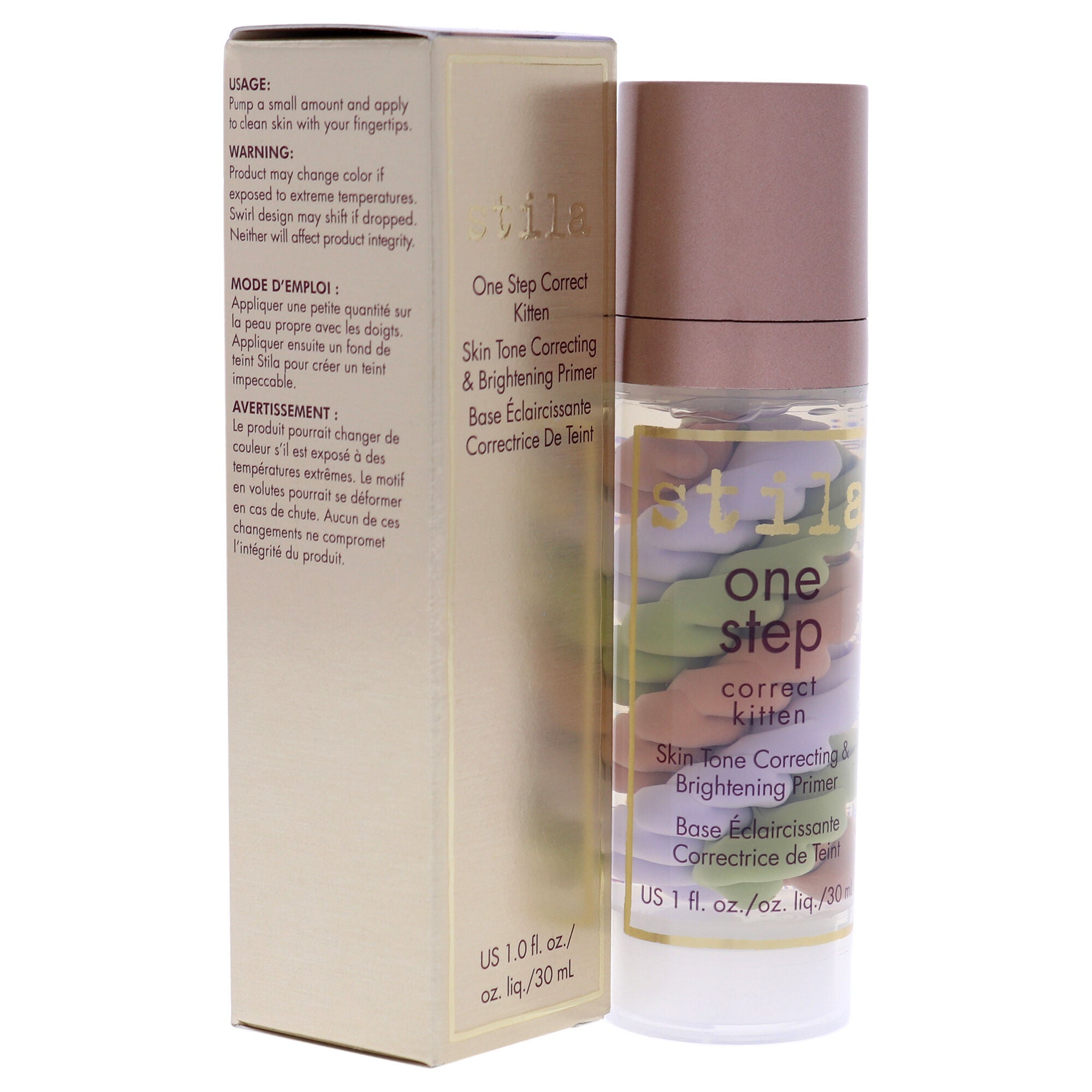 One Step Correct Kitten Skin Tone Correcting And Brightening Primer by Stila for Women - 1 oz Primer, See Description, alternate image number 4