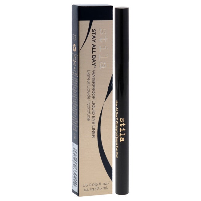 Stay All Day Waterproof Liquid Eye Liner - Intense Black by Stila for Women - 0.016 oz Eyeliner, NA, alternate image number null