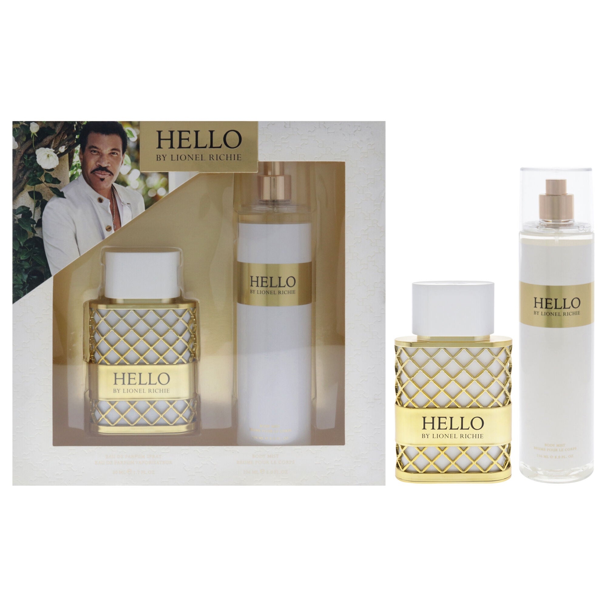 Hello by Lionel Richie for Women - 2 Pc Gift Set 1.7oz EDP Spray, 8oz Body Mist, See Description, hi-res image number 0