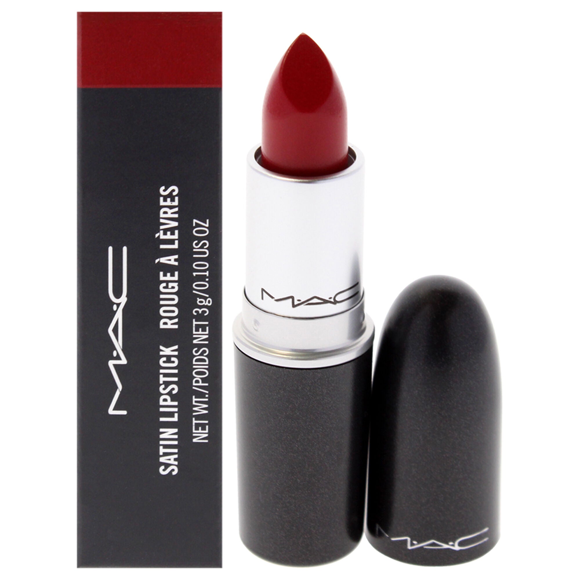 Satin Lipstick - 811 Red by MAC for Women - 0.1 oz Lipstick, See Description, hi-res image number 0