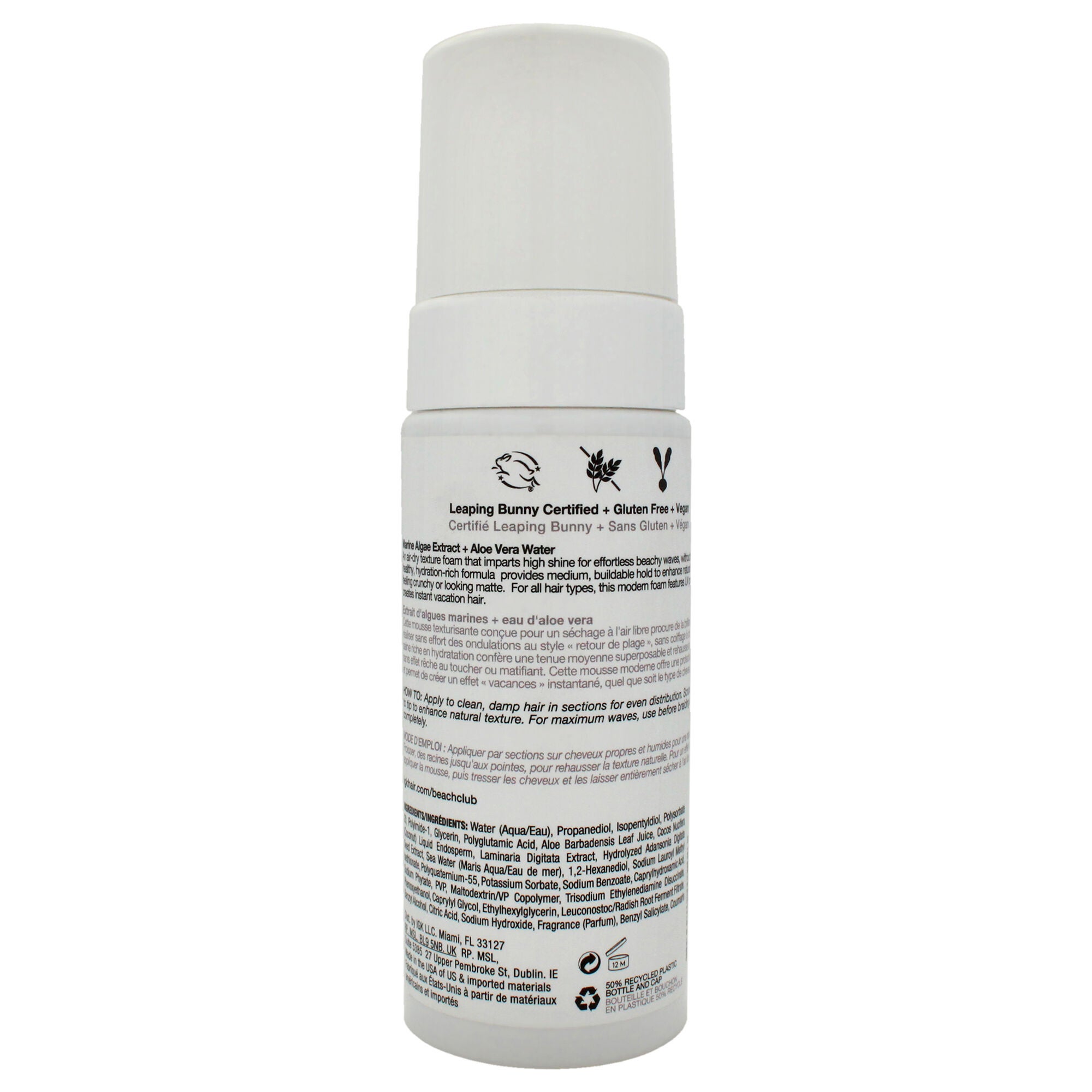 Beach Club High Shine Texture Foam by IGK for Unisex - 5 oz Foam, See Description, alternate image number 2