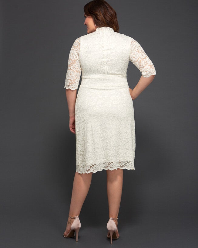 Luxe Lace Wedding Dress, IvoryCream, alternate image number null