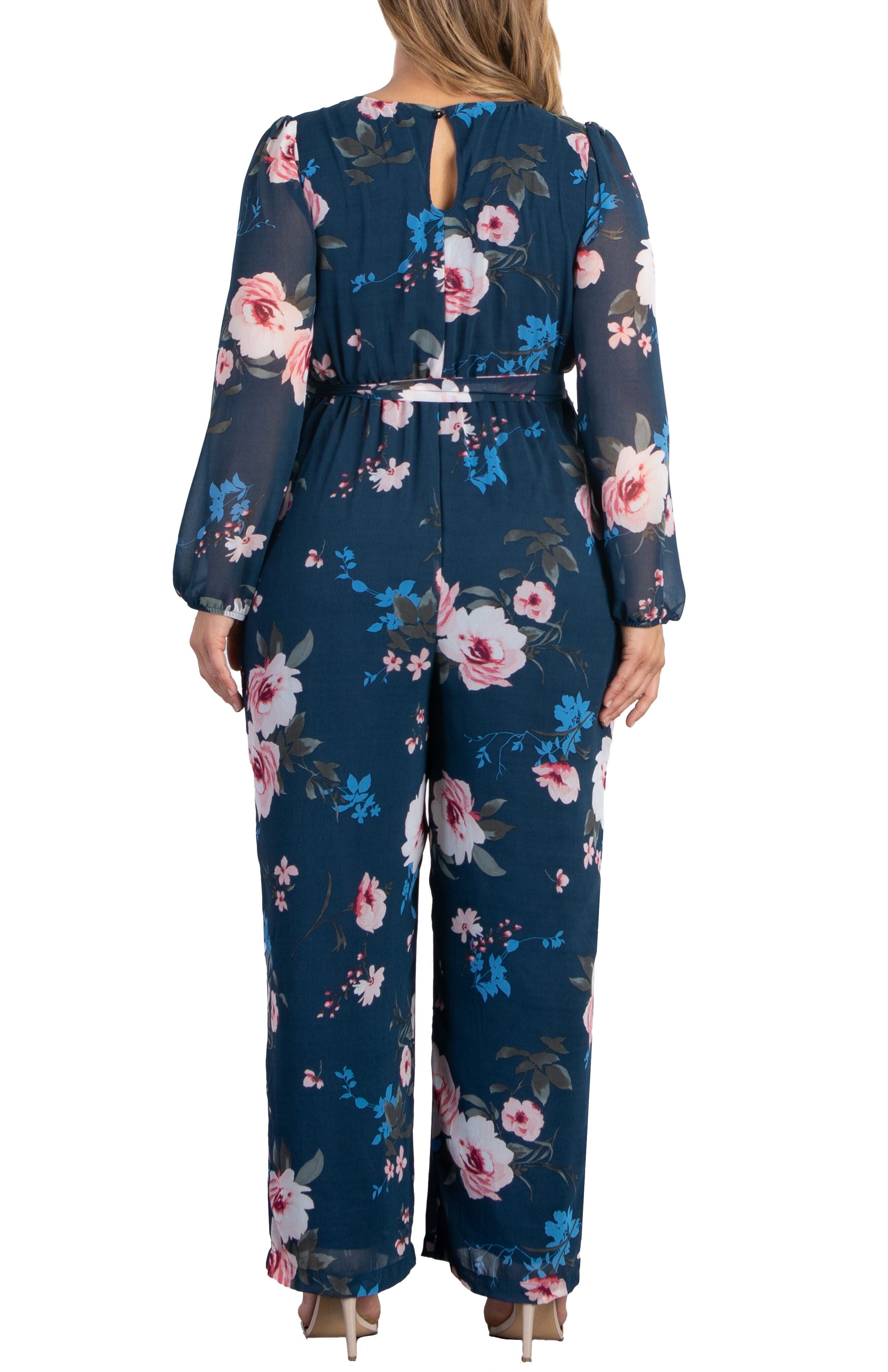 Celina Chiffon Jumpsuit, , alternate image number 6