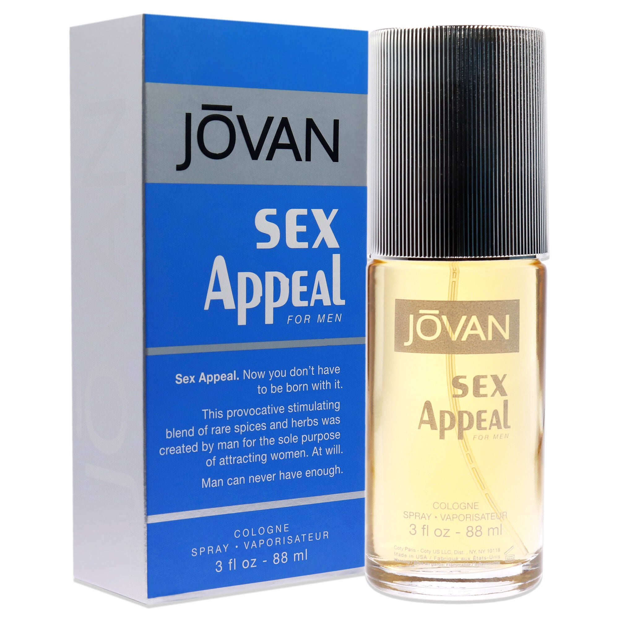 Jovan Sex Appeal by Jovan for Men - 3 oz Cologne Spray, See Description, alternate image number 2