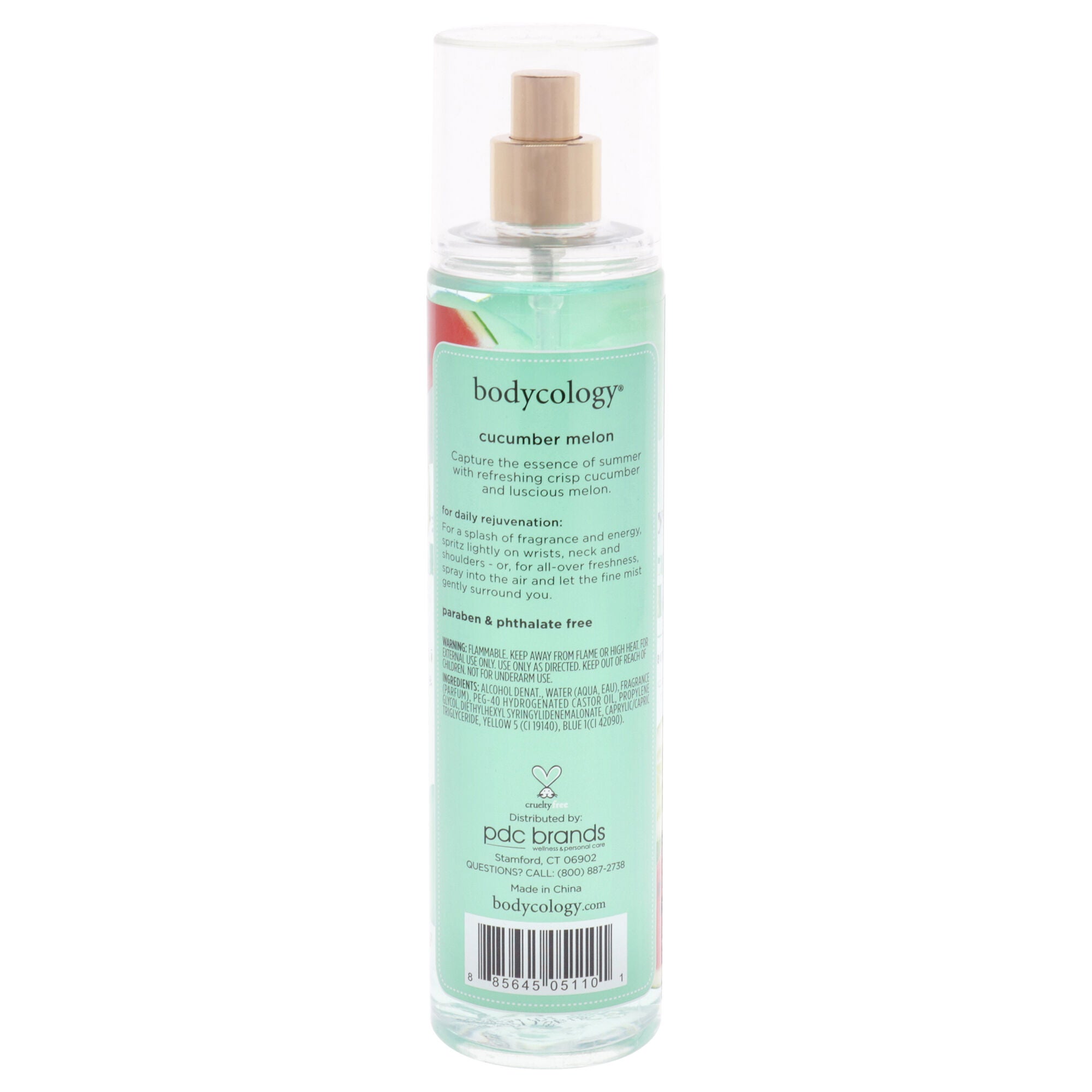 Cucumber Melon by Bodycology for Women - 8 oz Fragrance Mist, See Description, alternate image number 2