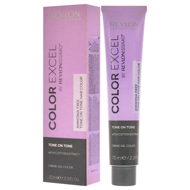 Revlonissimo Color Excel - 7.34 Medium Golden Copper Blonde by Revlon for Unisex - 2.3 oz Hair Color, NA, alternate image number null