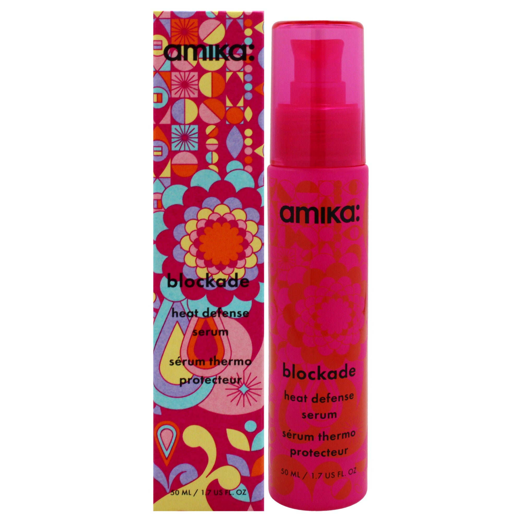 Blockade Heat Defense Serum by Amika for Unisex - 1.7 oz Serum, See Description, hi-res image number 0