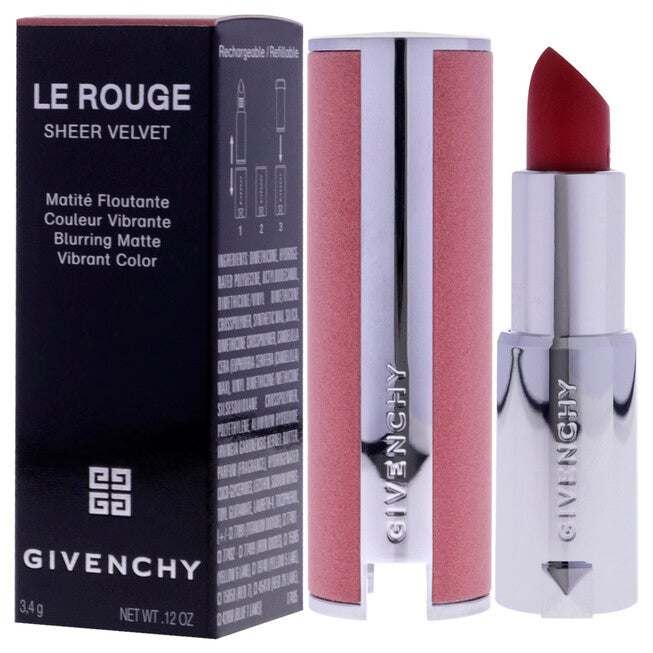 Le Rouge Sheer Velvet Matte Lipstick - 36 L Interdit by Givenchy for Women - 0.12 oz Lipstick, , alternate image number null
