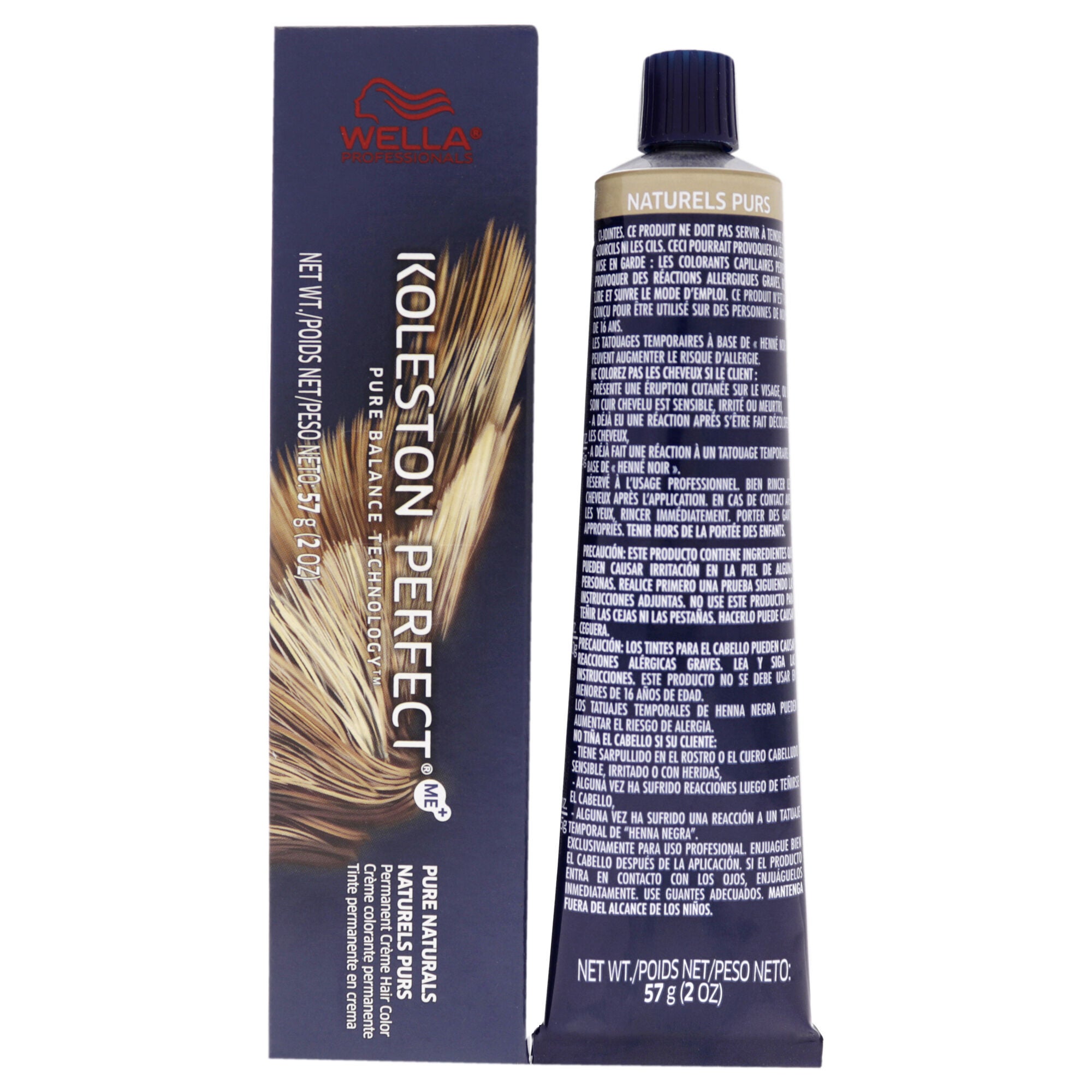 Koleston Perfect Permanent Creme Hair Color - 5-0 Light Brown-Natural by Wella for Unisex - 2 oz Hair Color, See Description, hi-res image number 0