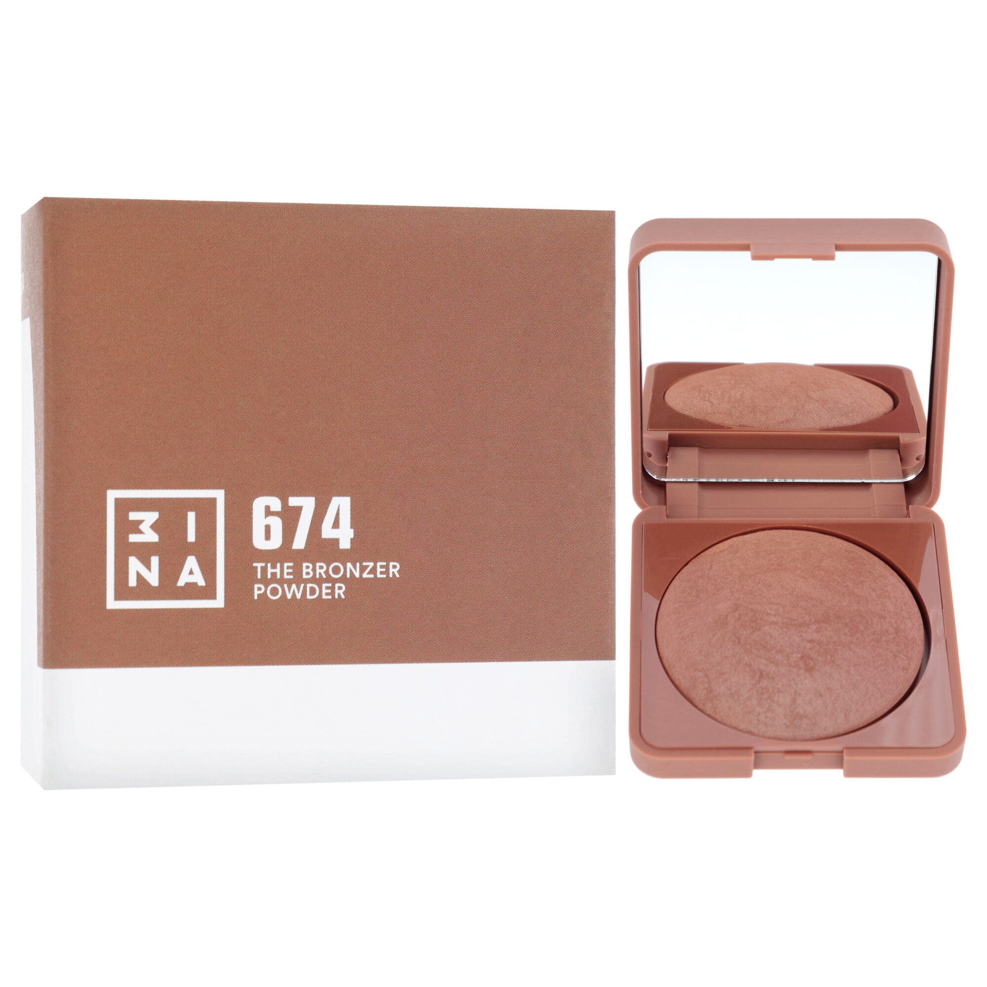 The Bronzer Powder - 674 by 3INA for Women - 0.25 oz Bronzer, See Description, alternate image number 1