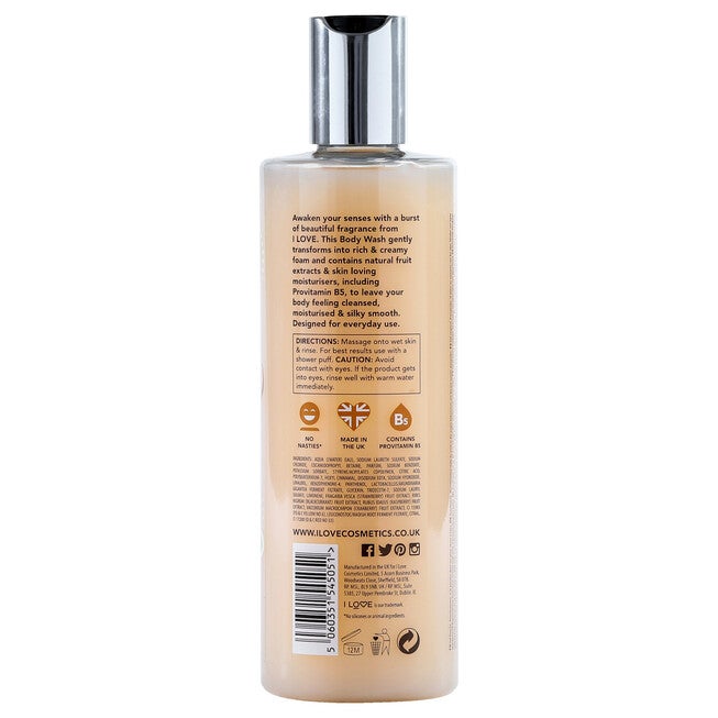 Scented Body Wash - Vanilla Milk by I Love Cosmetics for Women - 11.8 oz Body Wash, NA, alternate image number null