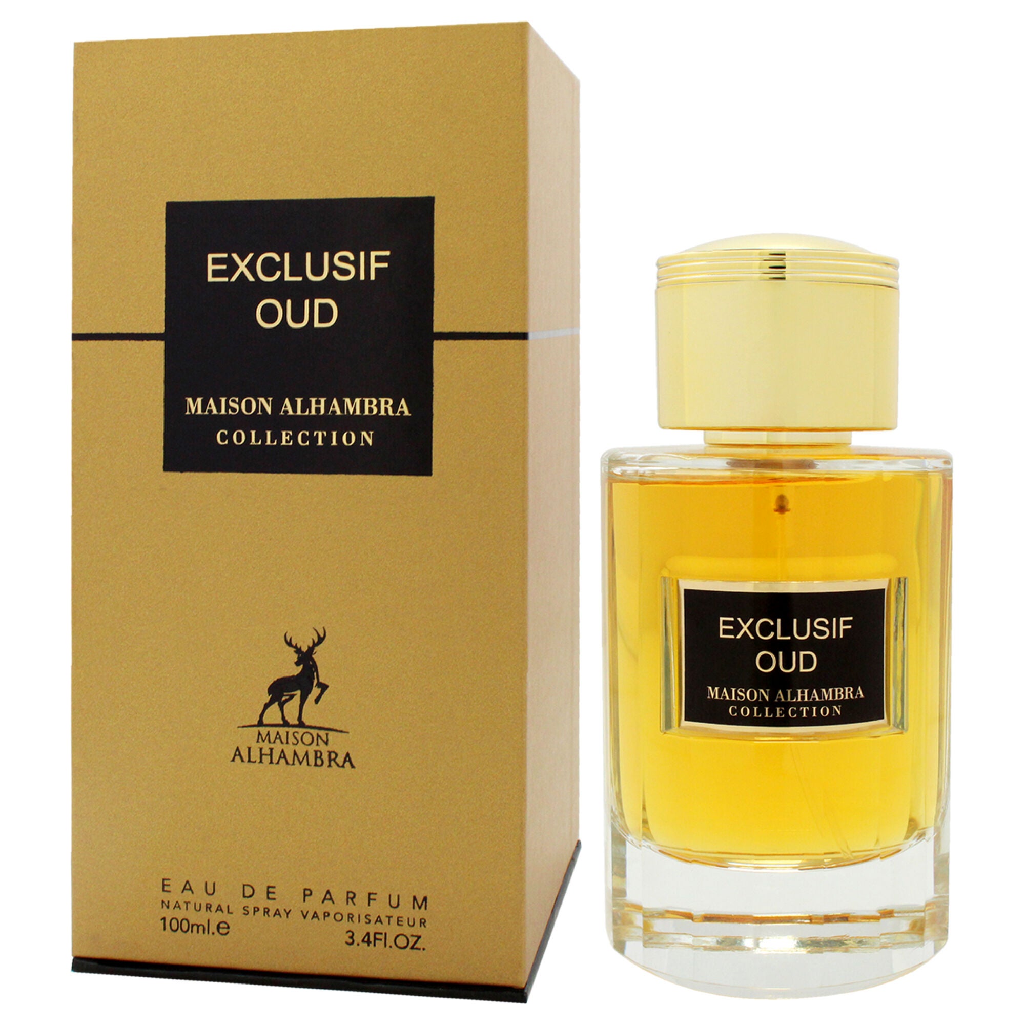 Exclusif - Oud by Maison Alhambra for Unisex - 3.4 oz EDP Spray, Clear, alternate image number 3