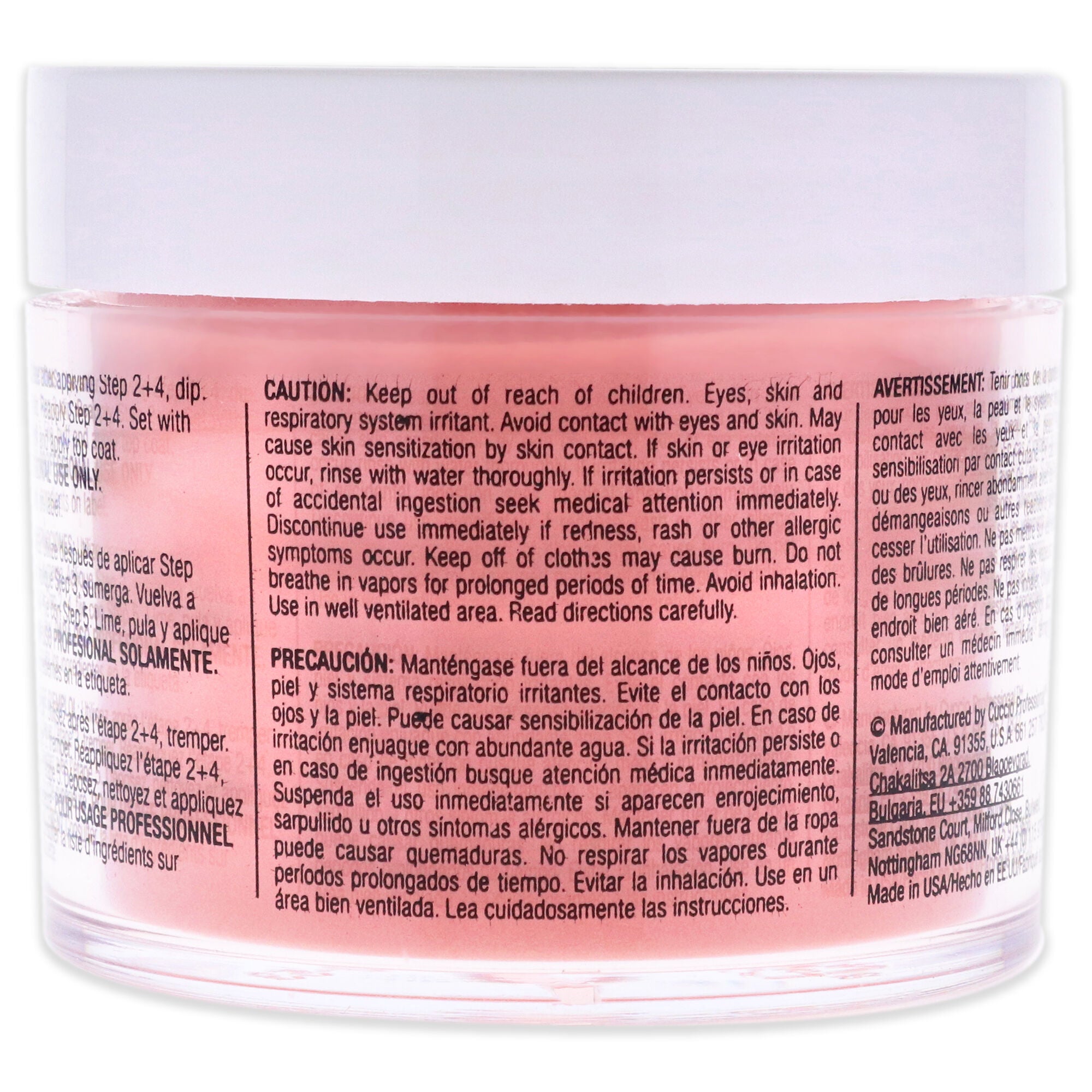 Pro Powder Polish Nail Colour Dip System - Rooted by Cuccio Pro for Women - 1.6 oz Nail Powder, Orange, alternate image number 2