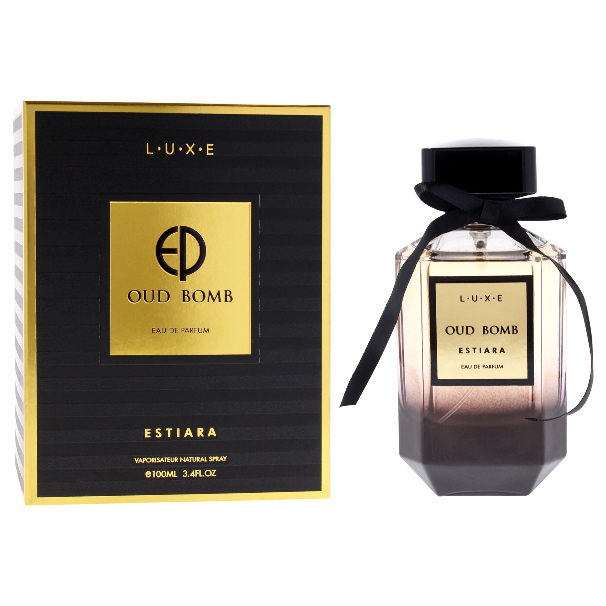 Luxe Oud Bomb by Estiara for Women - 3.4 oz EDP Spray, Clear, alternate image number 2