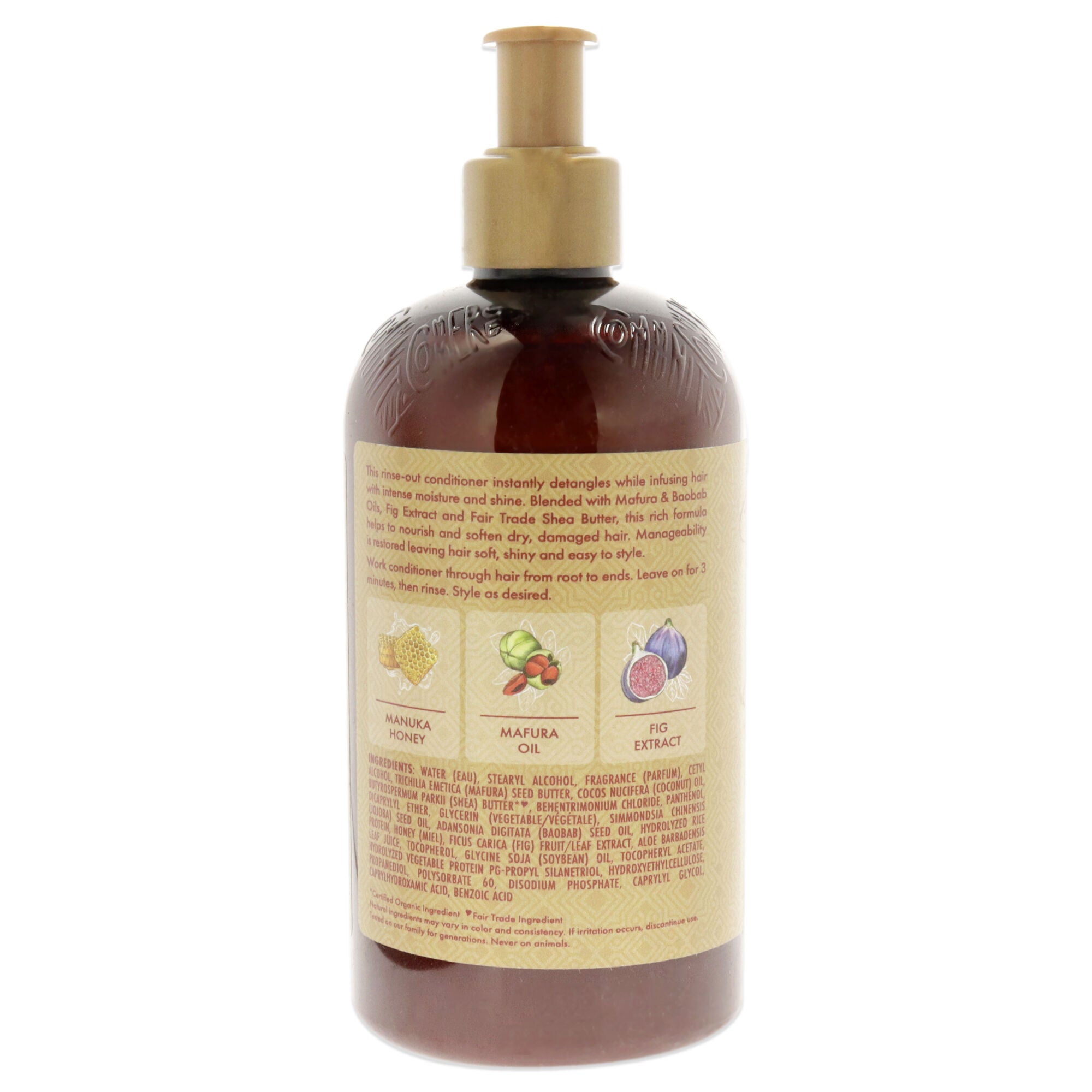 Manuka Honey & Mafura Oil Intensive Hydration Conditioner by Shea Moisture for Unisex - 13 oz Conditioner, , alternate image number 3