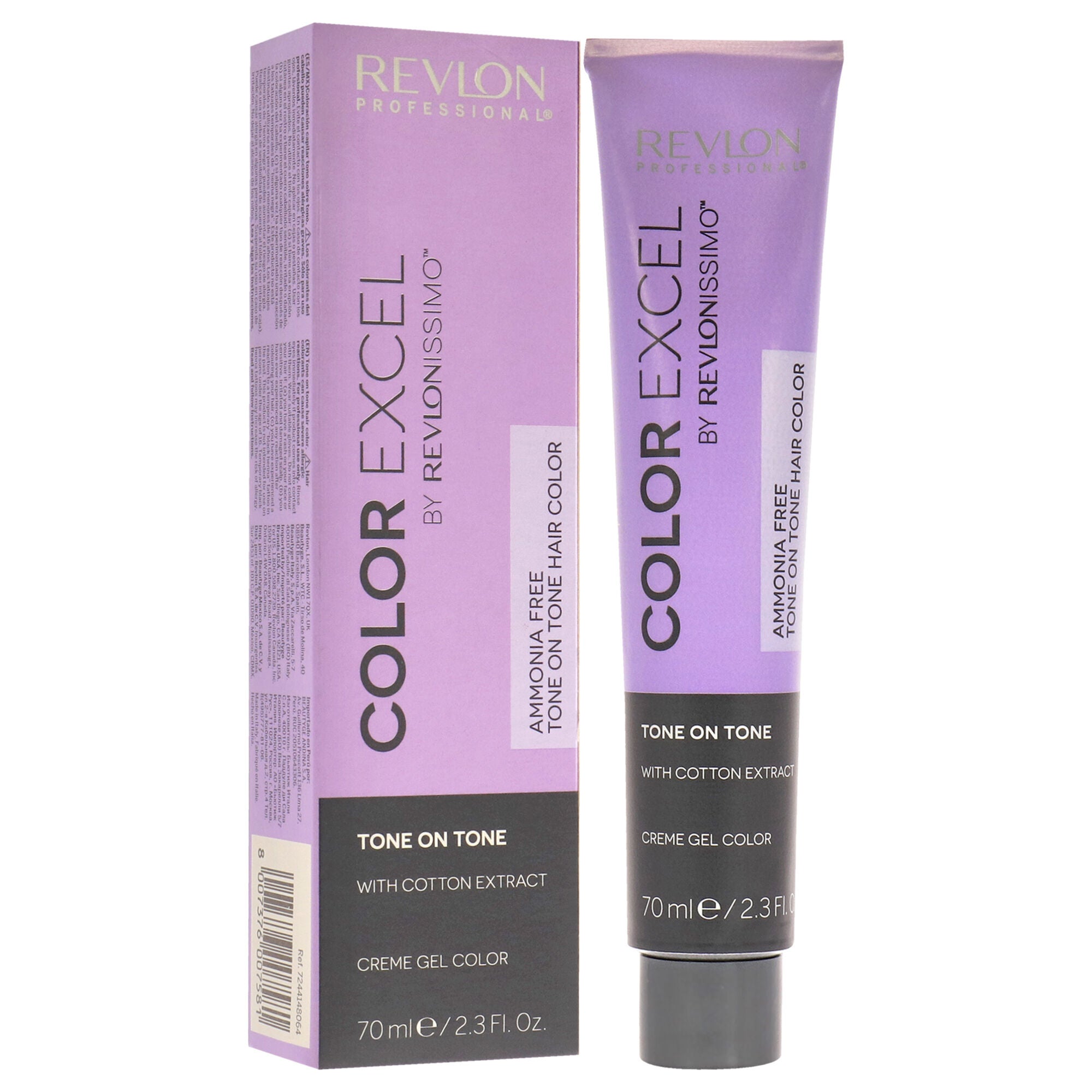 Revlonissimo Color Excel - 6.4 Dark Copper Blonde by Revlon for Unisex - 2.3 oz Hair Color, See Description, alternate image number 1