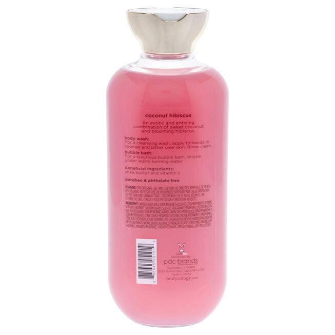 2 in 1 Body Wash and Bubble Bath - Coconut Hibiscus by Bodycology for Women - 16 oz Body Wash, NA, alternate image number null