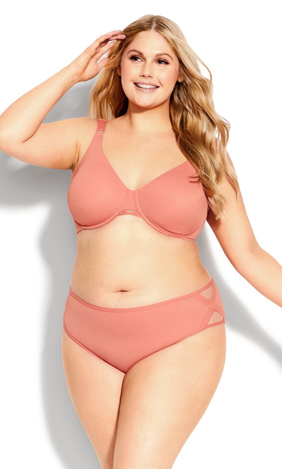 Fashion Microfiber Hi Cut Brief - rose, Pink, hi-res image number null