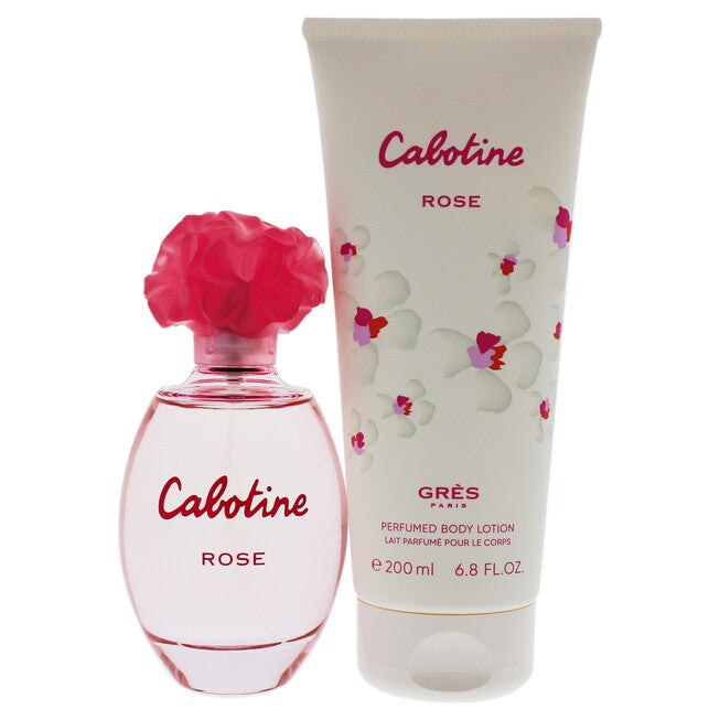 Cabotine Rose by Parfums Gres for Women - 2 Pc Gift Set 3.4oz EDT Spray, 6.76oz Perfumed Body Lotion, , alternate image number null